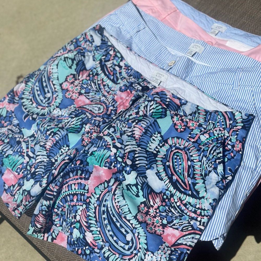 3 Pairs of Crown & Ivy High Waist Shorts - Mint condition and perfect for Summer